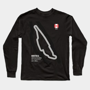 Montreal Race Track (B&W) Long Sleeve T-Shirt